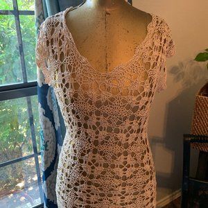 Beautiful Lace Ecru Chemise! Size S/M